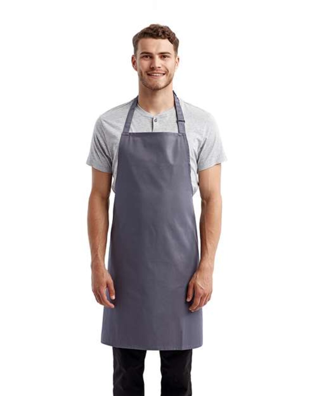 Artisan Collection by Reprime® Recycled Bib Apron Adjustable Neck Strap Durable Eco Friendly